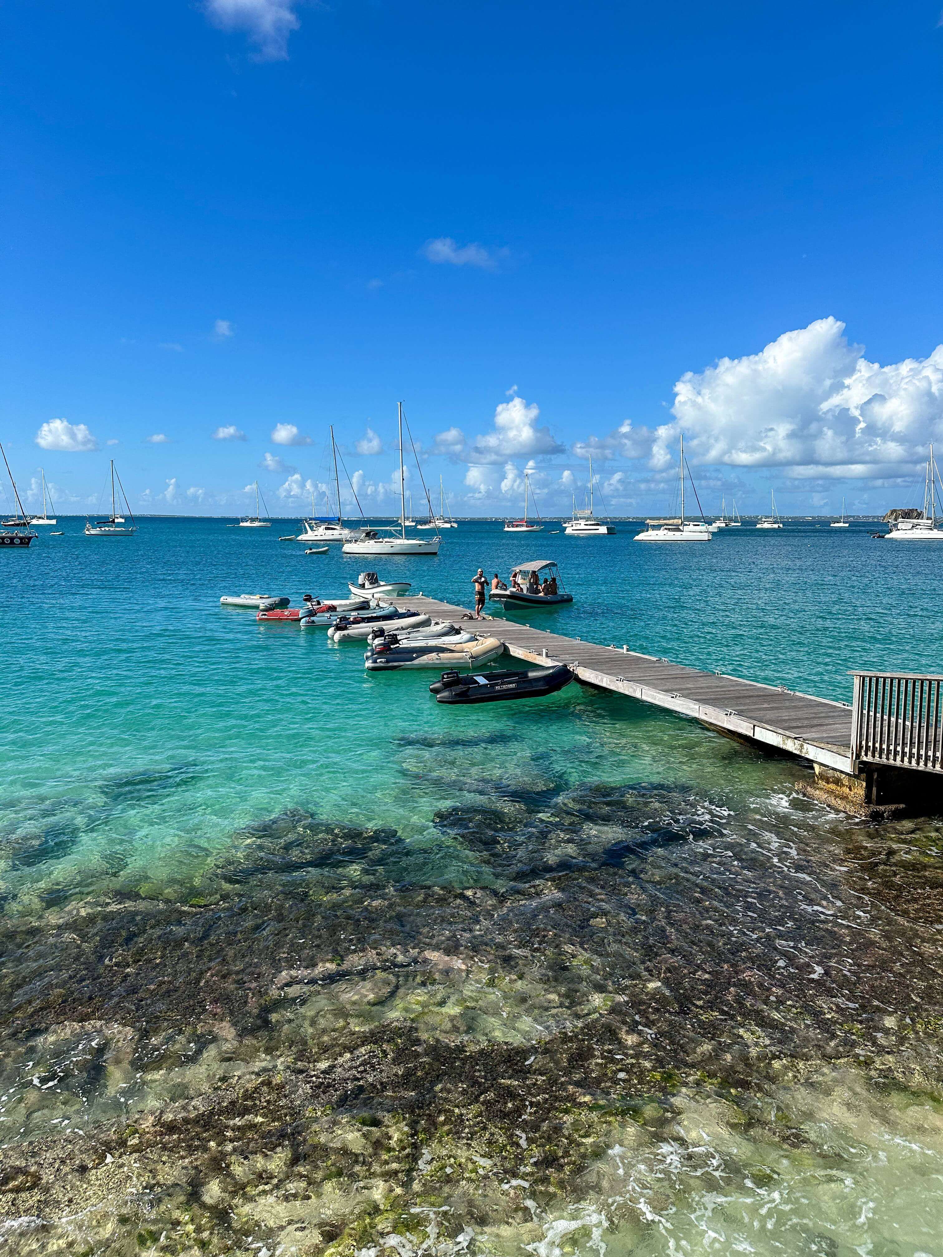 Eaux turquoise des Caraïbes